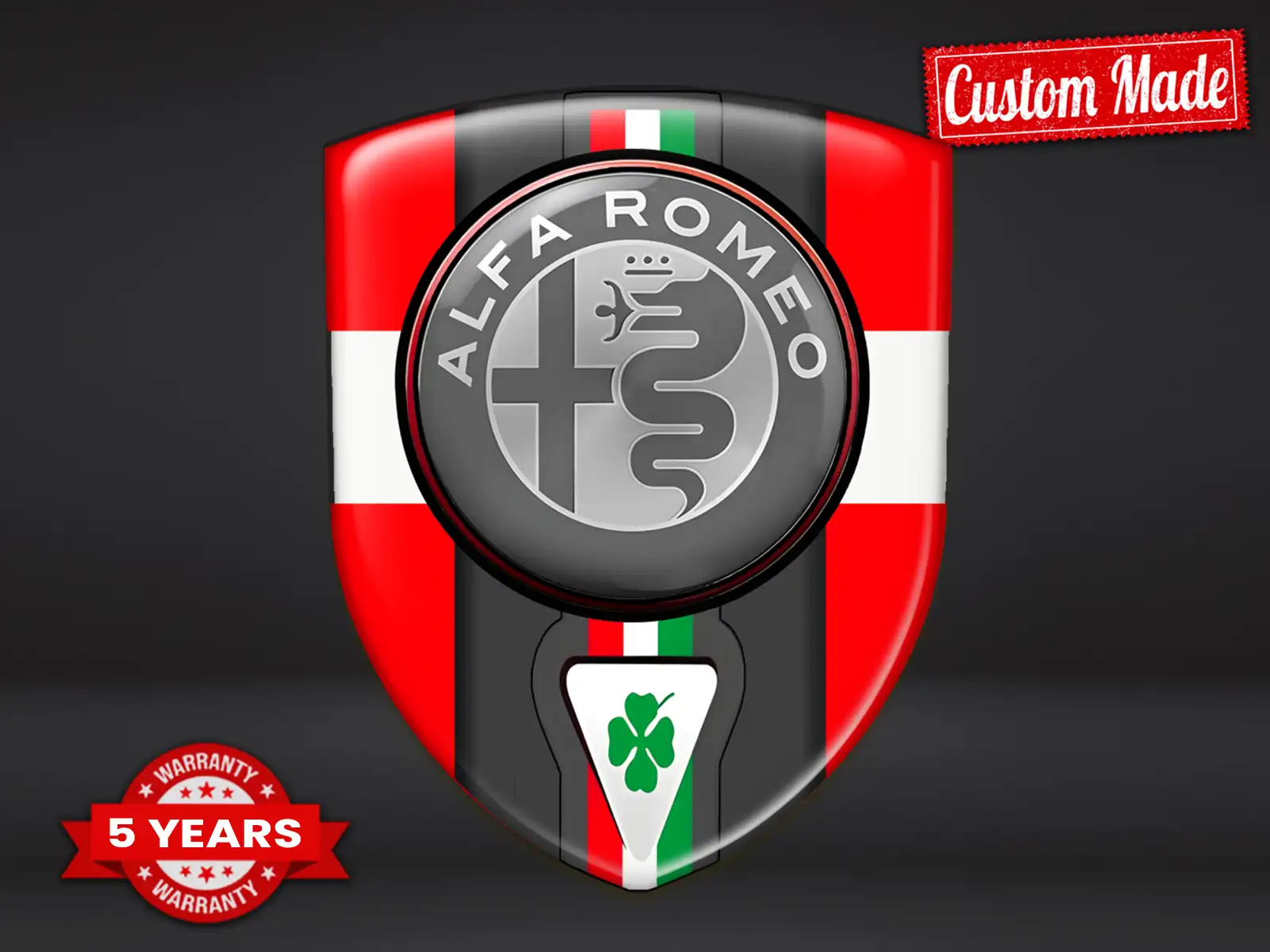 Alfa Romeo Heckscheibensticker Premium Exklusiv Robust Auto
